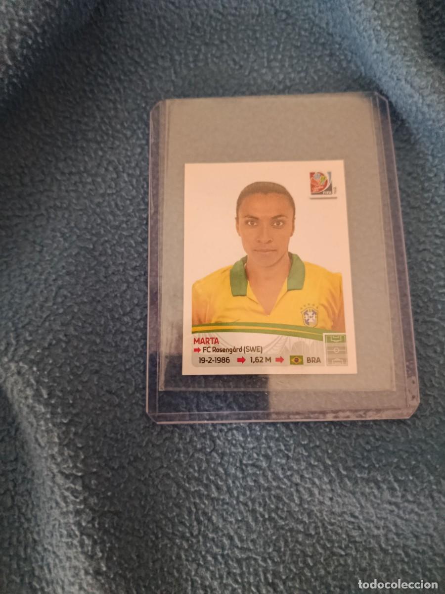 Cromos de f&uacute;tbol: MARTA VIEIRA WORLD CUP 2015