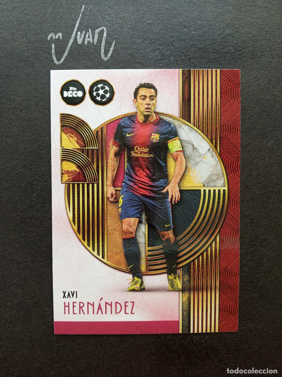 Cromos de f&uacute;tbol: LEGENDS XAVI HERNANDEZ BARCELONA ESPA&Ntilde;A ⚽ TOPPS &reg; DECO UEFA CLUB COMPETITIONS 2025 2026 25 26 NUEVO