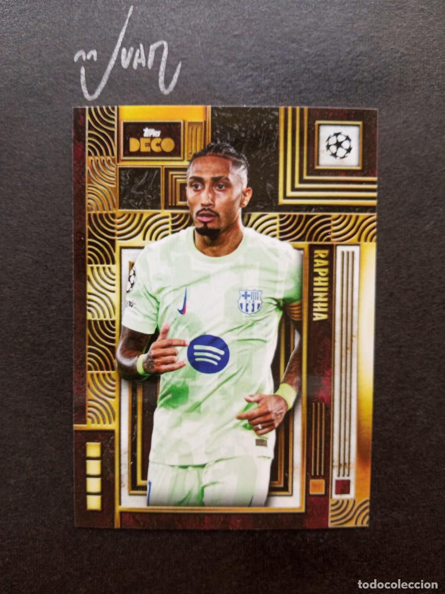 Cromos de f&uacute;tbol: CURRENT STARS RAPHINHA BARCELONA BRASIL ⚽ TOPPS &reg; DECO UEFA CLUB COMPETITIONS 2025 2026 25 26 NUEVO