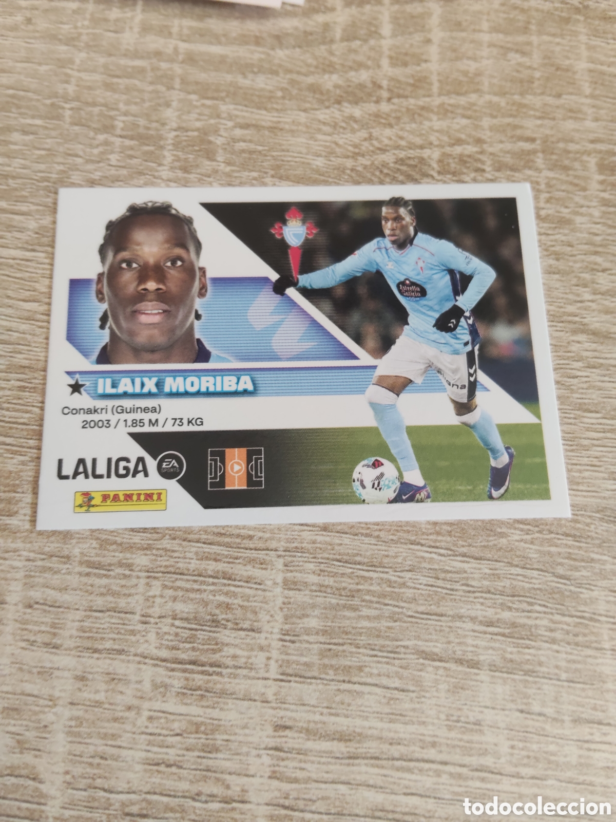 Cromos de f&uacute;tbol: Ilaix Moriba Celta de Vigo liga 2026 2027 26 27 ediciones este