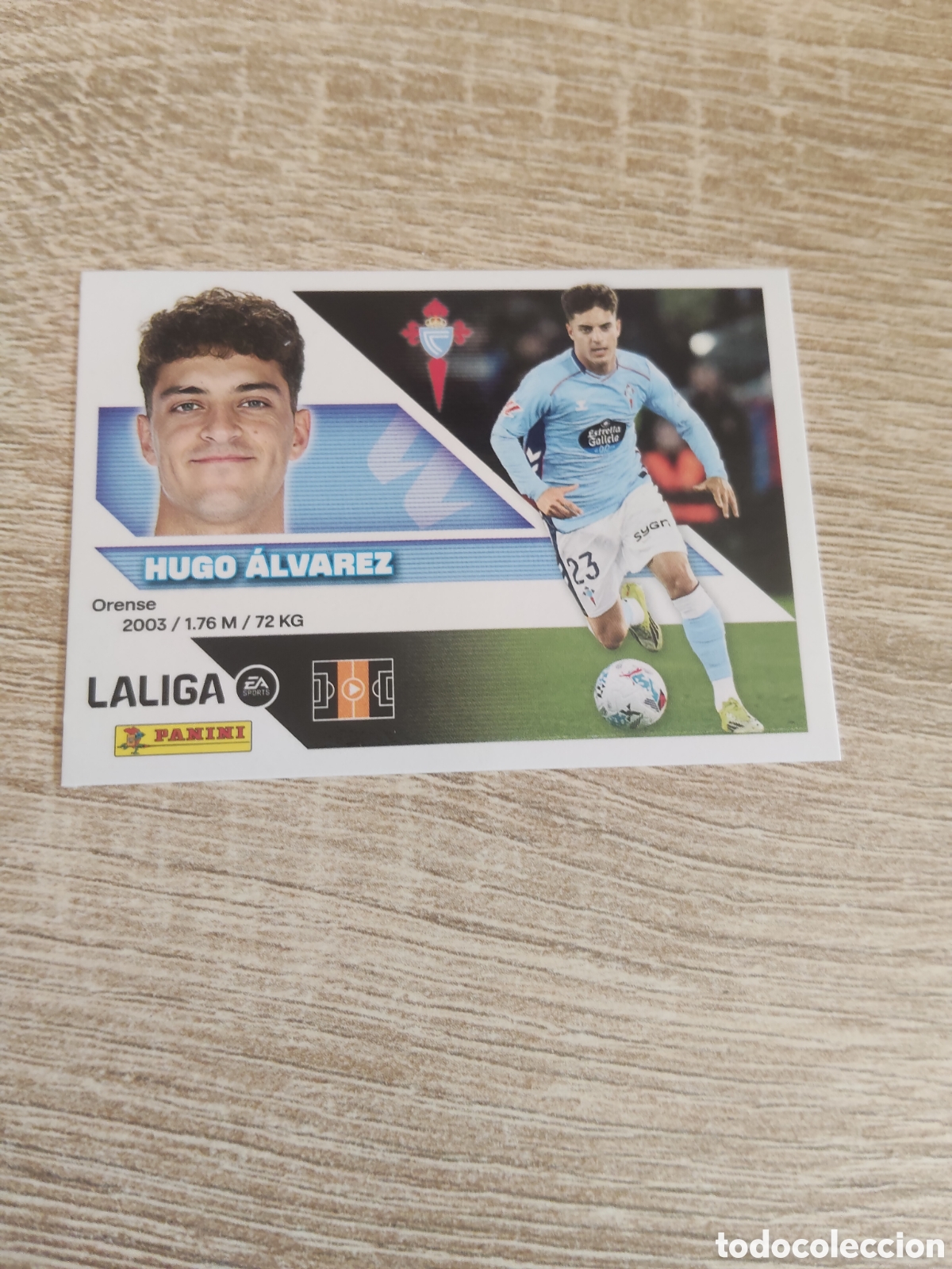 Cromos de f&uacute;tbol: Hugo &Aacute;lvarez Celta de Vigo liga 2026 2027 26 27 ediciones este