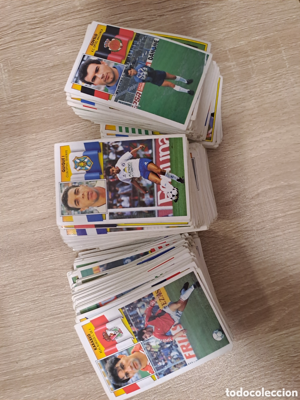 Cromos de f&uacute;tbol: LOTE 234 CROMOS LIGA ESTE 90-91 EDICIONES ESTE Lote de 234 cromos diferentes SIN PEGAR