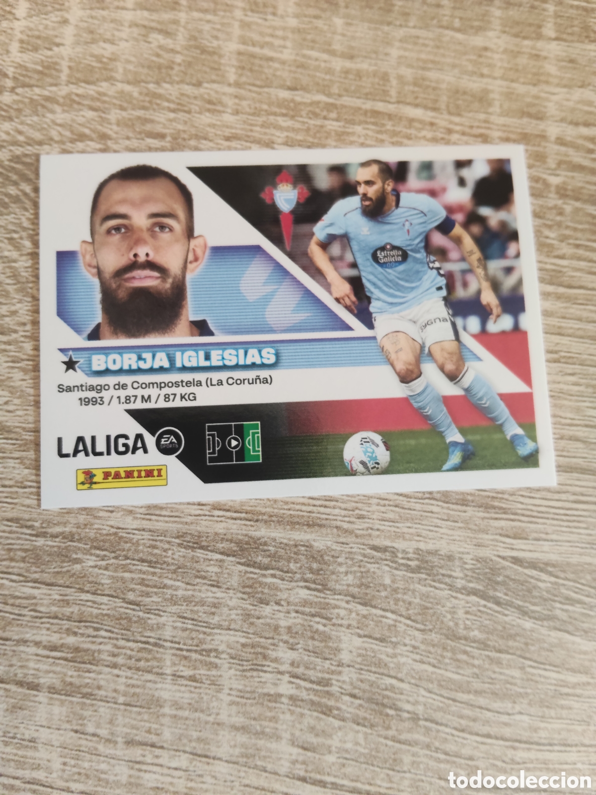 Cromos de f&uacute;tbol: Borja Iglesias Celta de Vigo liga 2026 2027 26 27 ediciones este