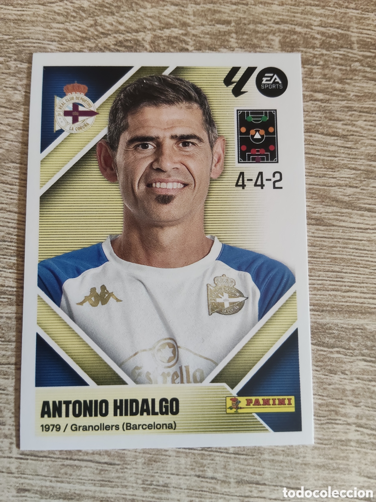 Cromos de f&uacute;tbol: Antonio Hidalgo Deportivo de la Coru&ntilde;a liga 2026 2027 26 27 ediciones este