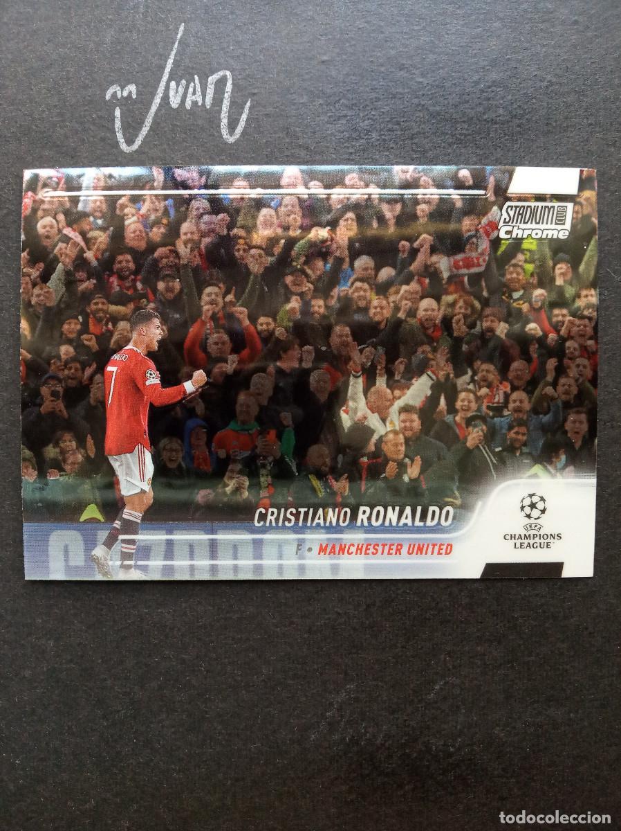 Cromos de Futebol: 7 CRISTIANO RONALDO MANCHESTER UNITED ⚽ TOPPS &reg; STADIUM CLUB CHROME CHAMPIONS 2021 2022 21 22 NUEVO