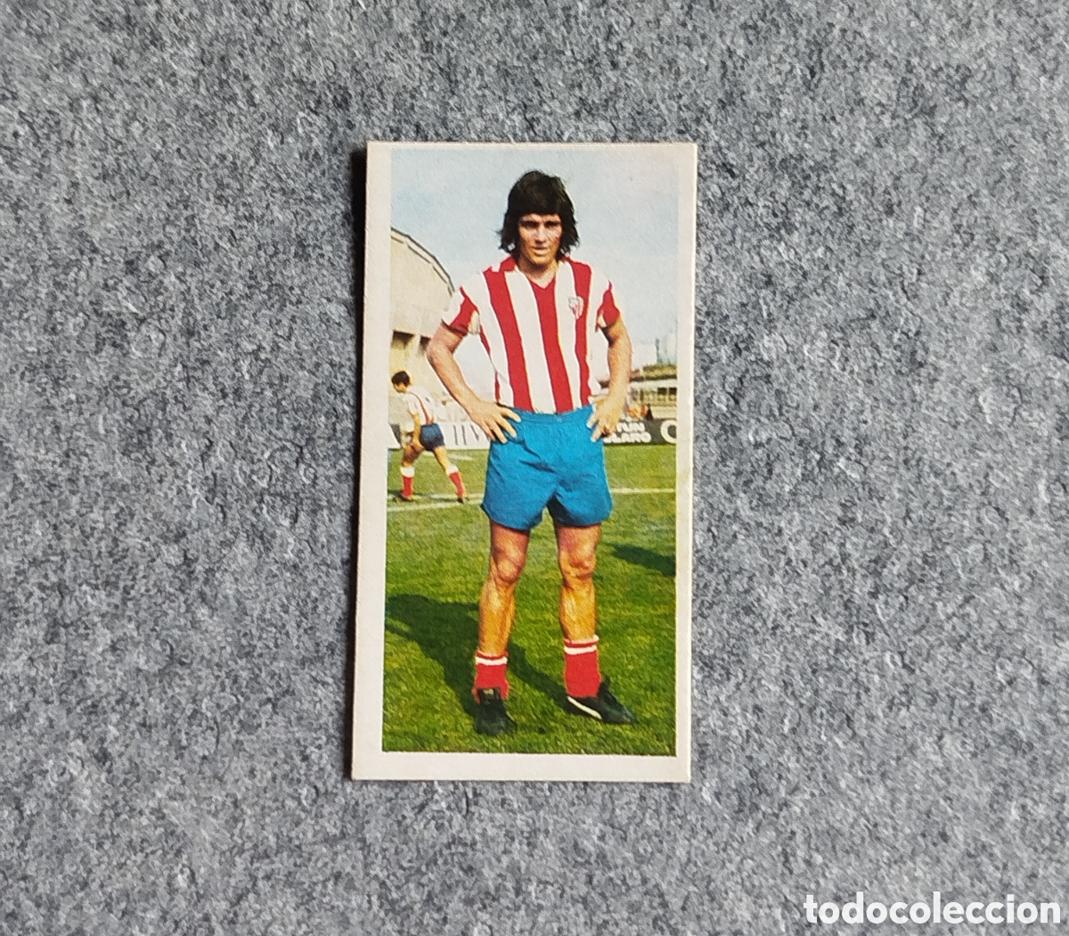 Cromos de f&uacute;tbol: SIN PEGAR BECERRA ATL&Eacute;TICO DE MADRID 75 76 1975 1976 EDICIONES ESTE NUNCA PEGADO CROMO