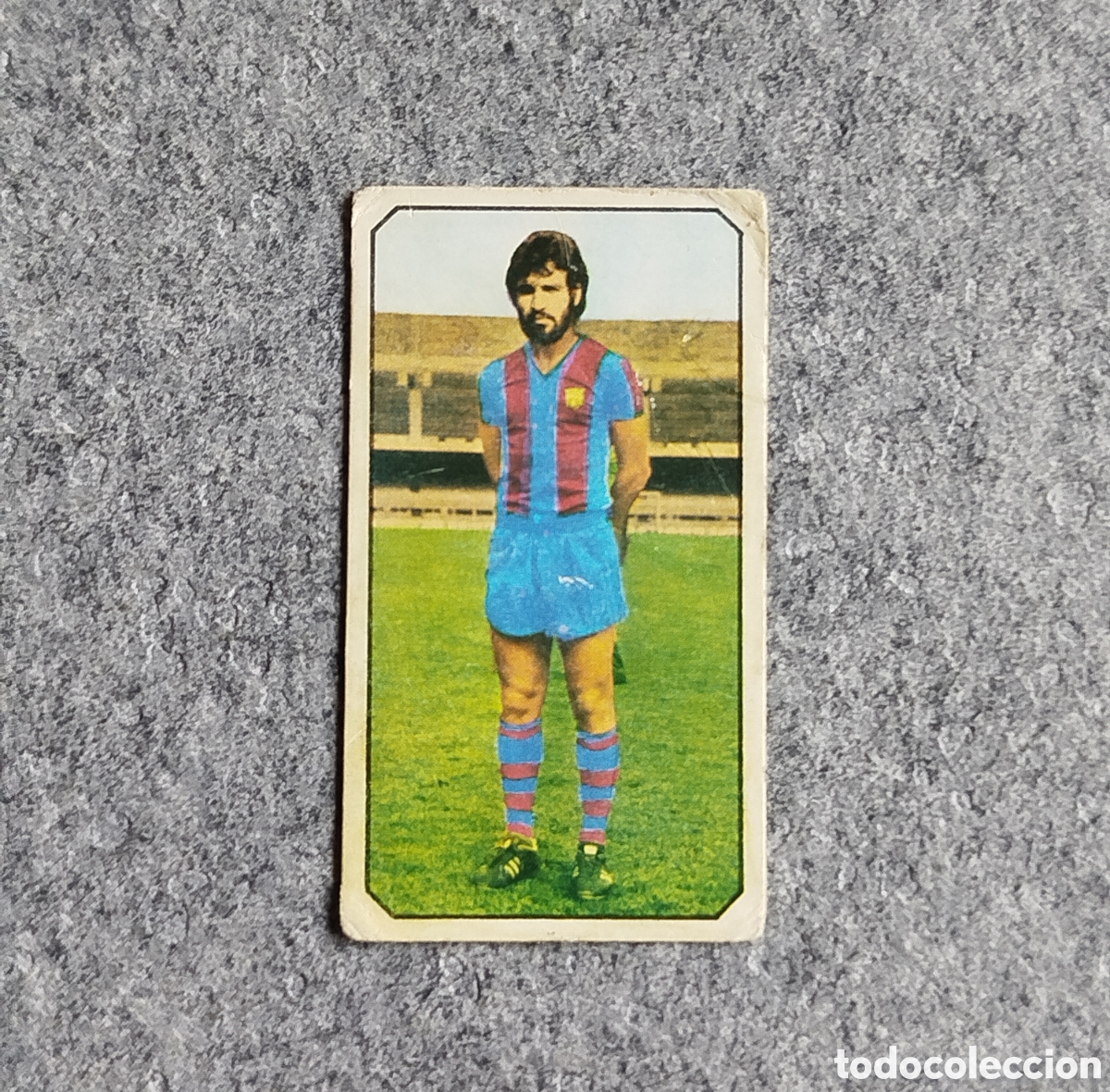 Cromos de f&uacute;tbol: SIN PEGAR &Uacute;LTIMO FICHAJE 3 JUANJO FC BARCELONA 77 78 1977 1978 ESTE CROMO NUNCA PEGADO FICHAJES