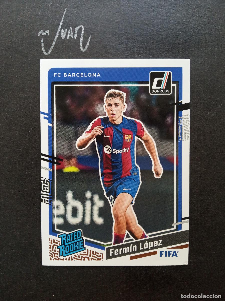 Cromos de f&uacute;tbol: N&ordm; 183 RATED ROOKIE FERMIN LOPEZ BARCELONA ESPA&Ntilde;A ⚽ PANINI &reg; DONRUSS FIFA 2023 2024 23 24