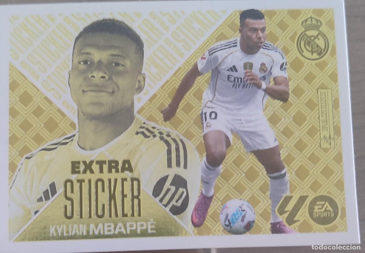 Cromos de f&uacute;tbol: Extra Sticker Oro Mbappe + Bronce Pedri
