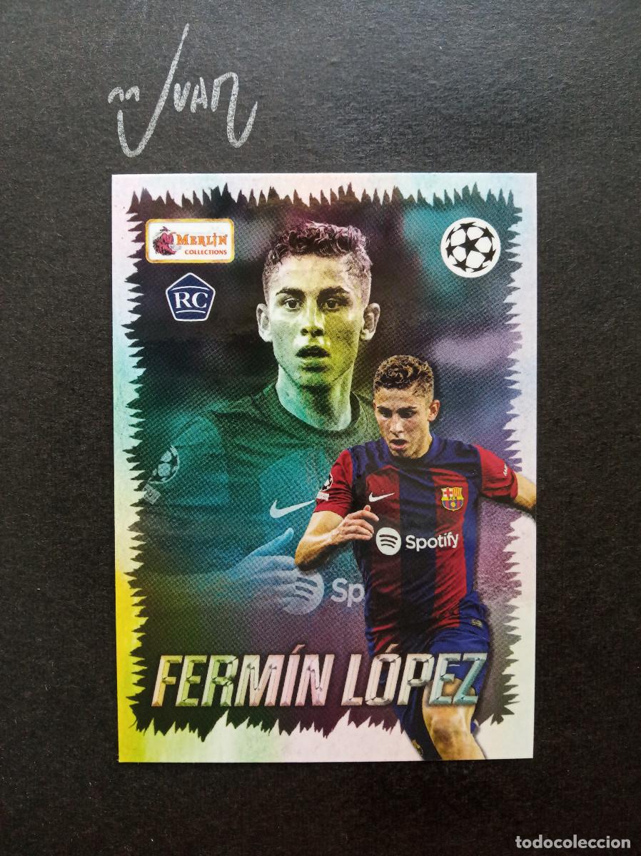 Cromos de f&uacute;tbol: N&ordm; 132 ROOKIE FERMIN LOPEZ FC BARCELONA ESPA&Ntilde;A ⚽ TOPPS &reg; MERLIN HERITAGE 2023 2024 23 24 NUEVO