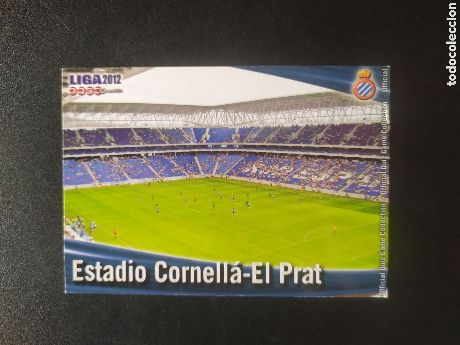Cromos de f&uacute;tbol: Mundicromo fichas Liga 2011 2012 11 12 estadio Cornella-El Prat mate n&deg; 191 Espanyol
