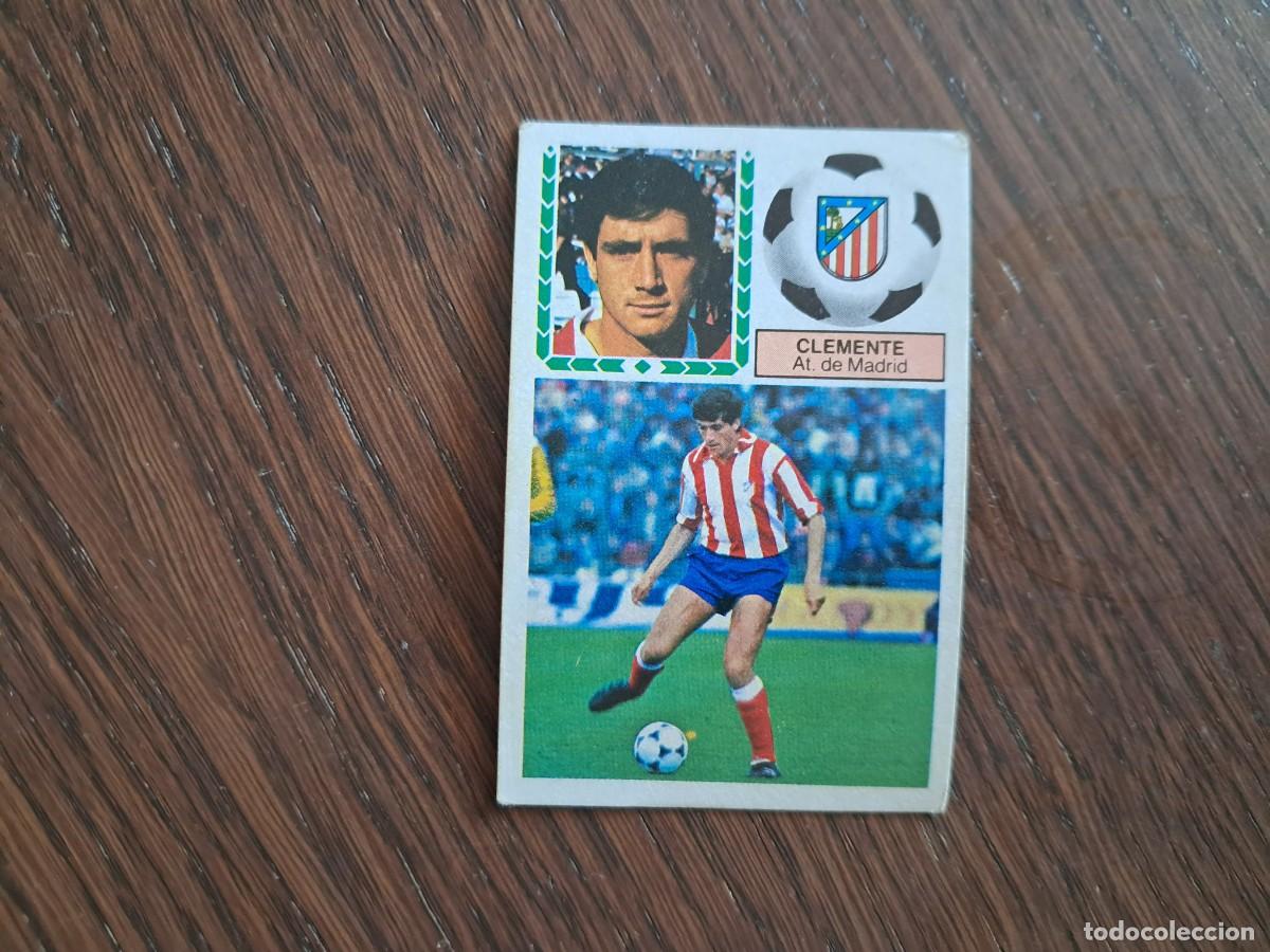 Cromos de f&uacute;tbol: cromo de futbol, edic. Este 83-84, Clemente, At. de Madrid. sin pegar.