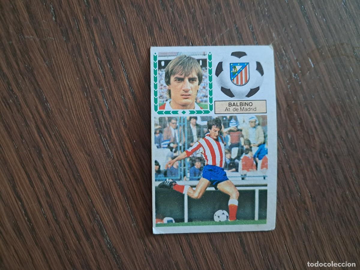 Cromos de f&uacute;tbol: cromo de futbol, edic. Este 83-84, Balbino, At. de Madrid. sin pegar.