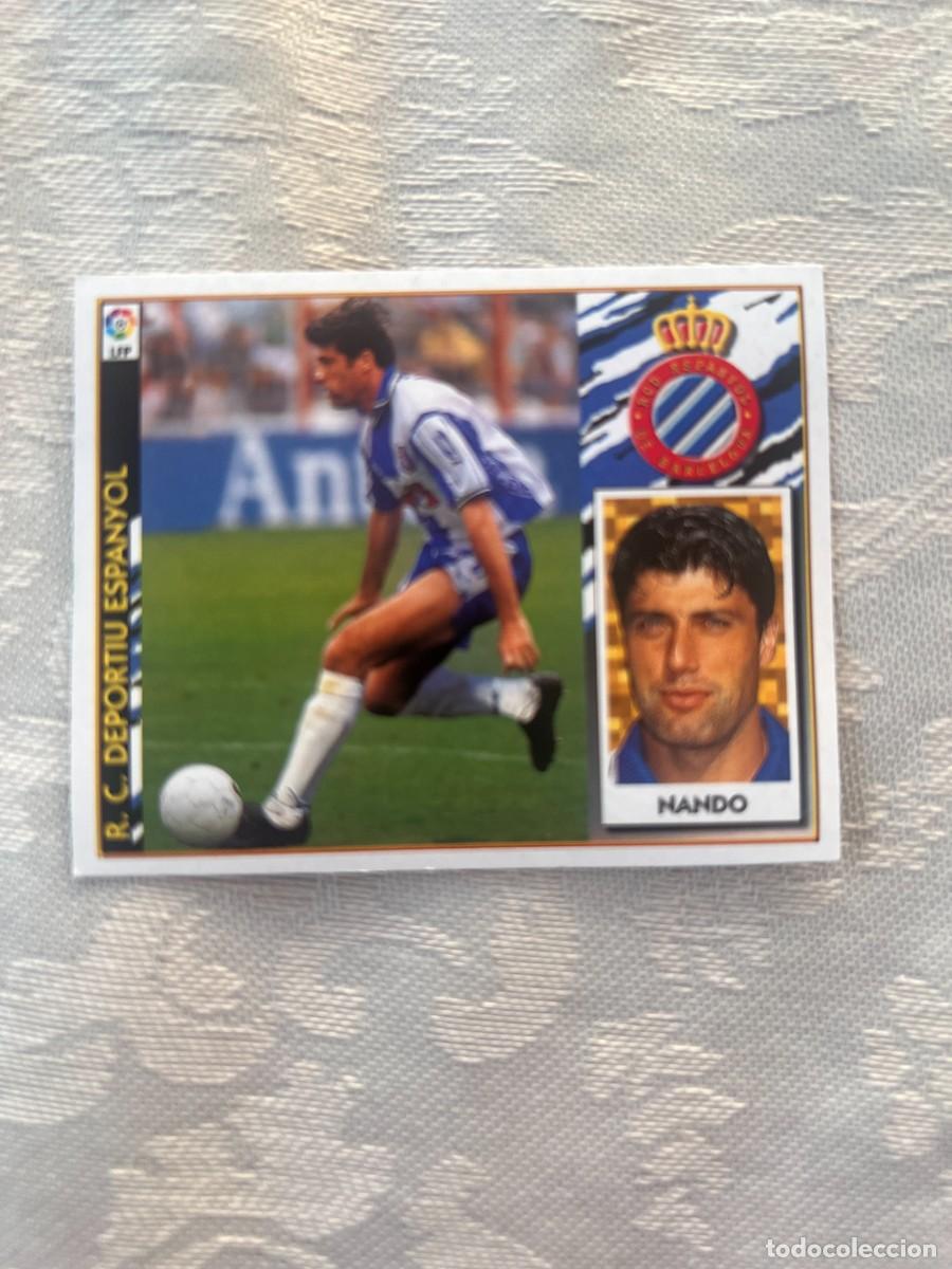 Cromos de f&uacute;tbol: NANDO ESPA&Ntilde;OL SIN PEGAR LIGA ESTE 1997/98 97 98