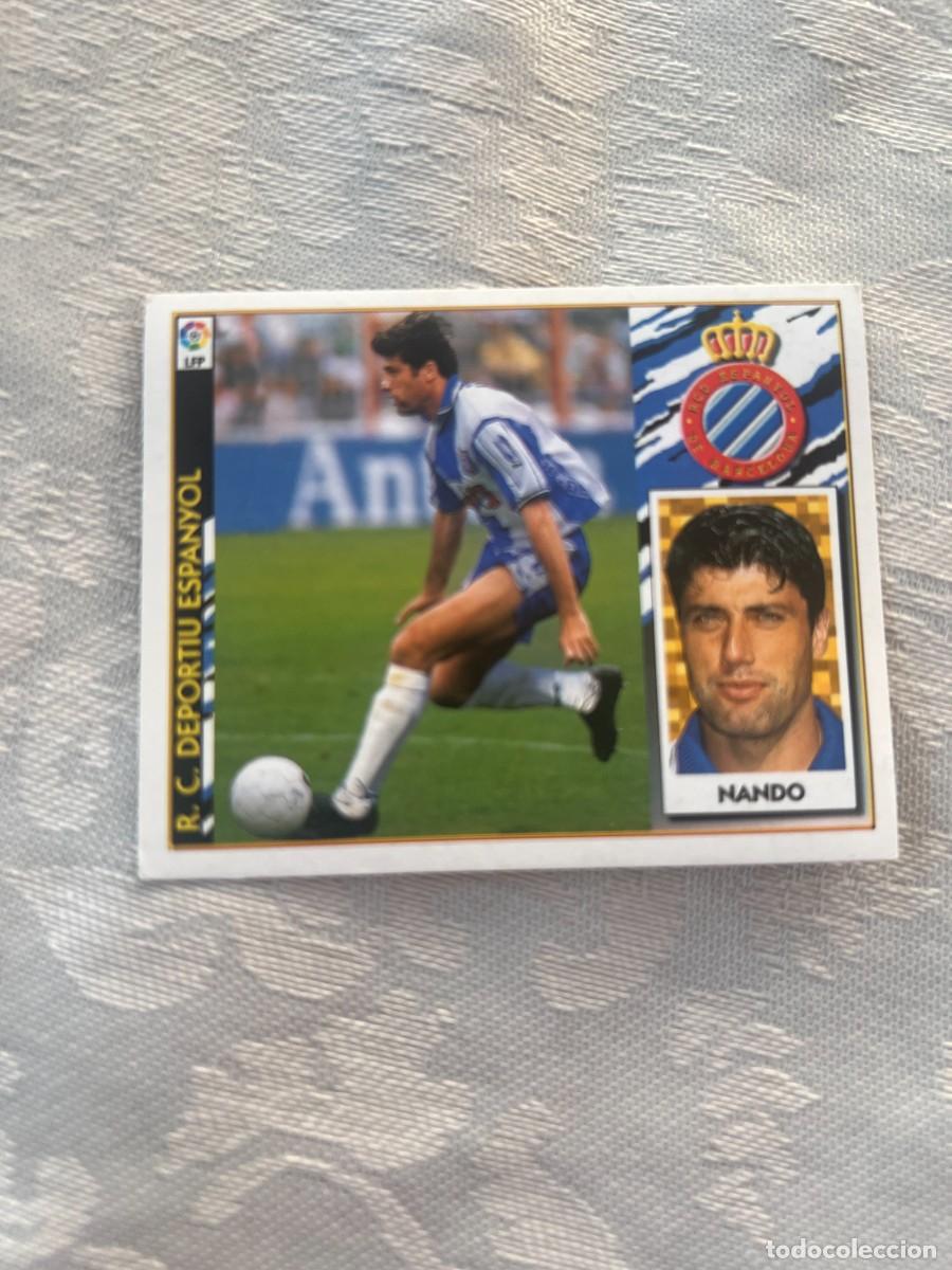 Cromos de f&uacute;tbol: NANDO ESPA&Ntilde;OL SIN PEGAR LIGA ESTE 1997/98 97 98