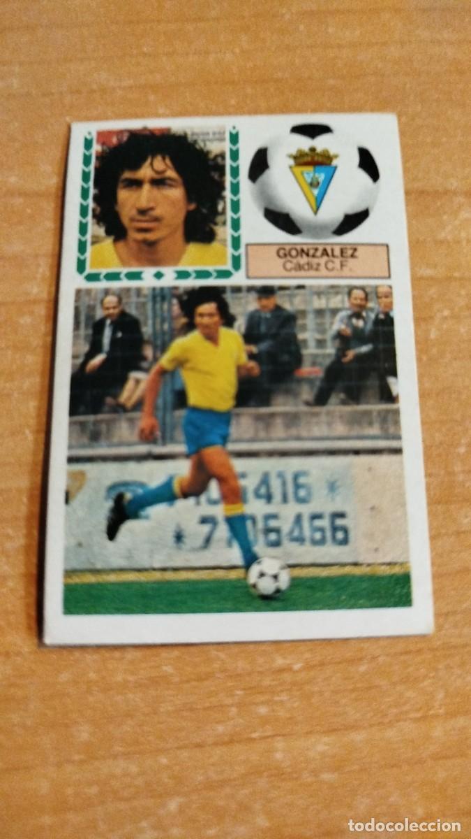 Cromos de f&uacute;tbol: LIGA ESPA&Ntilde;OLA 83/84 - CADIZ CF - GONZALEZ