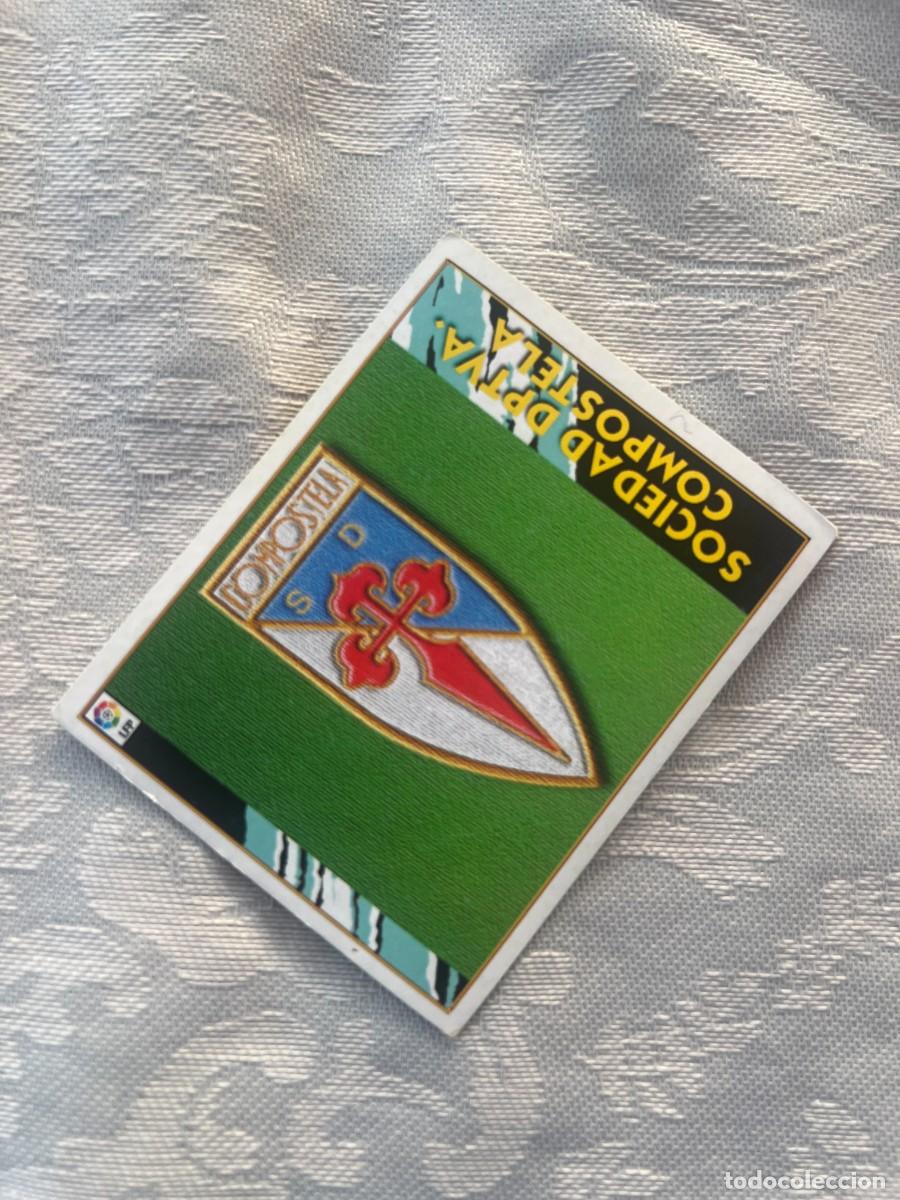 Cromos de f&uacute;tbol: ESCUDO COMPOSTELA SIN PEGAR LIGA ESTE 1997/98 97 98