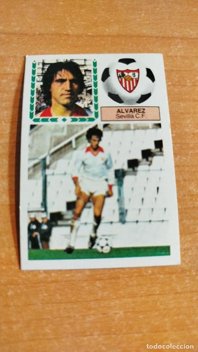 Football Stickers: LIGA ESPA&Ntilde;OLA 83/84 - SEVILLA CF - ALVAREZ