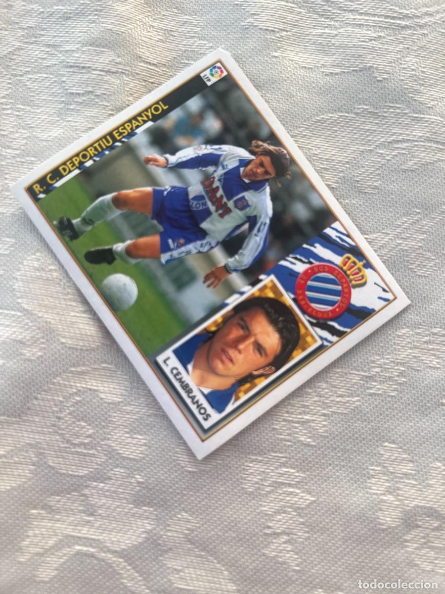 Cromos de f&uacute;tbol: LUIS CEMBRANOS ESPA&Ntilde;OL SIN PEGAR LIGA ESTE 1997/98 97 98