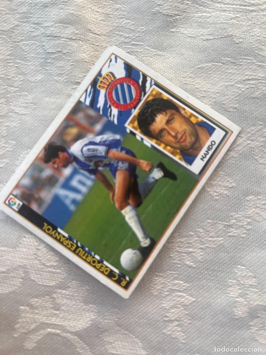 Cromos de f&uacute;tbol: NANDO ESPA&Ntilde;OL SIN PEGAR LIGA ESTE 1997/98 97 98