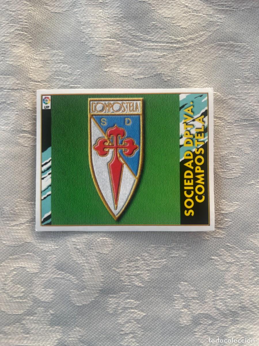Cromos de f&uacute;tbol: ESCUDO COMPOSTELA SIN PEGAR LIGA ESTE 1997/98 97 98
