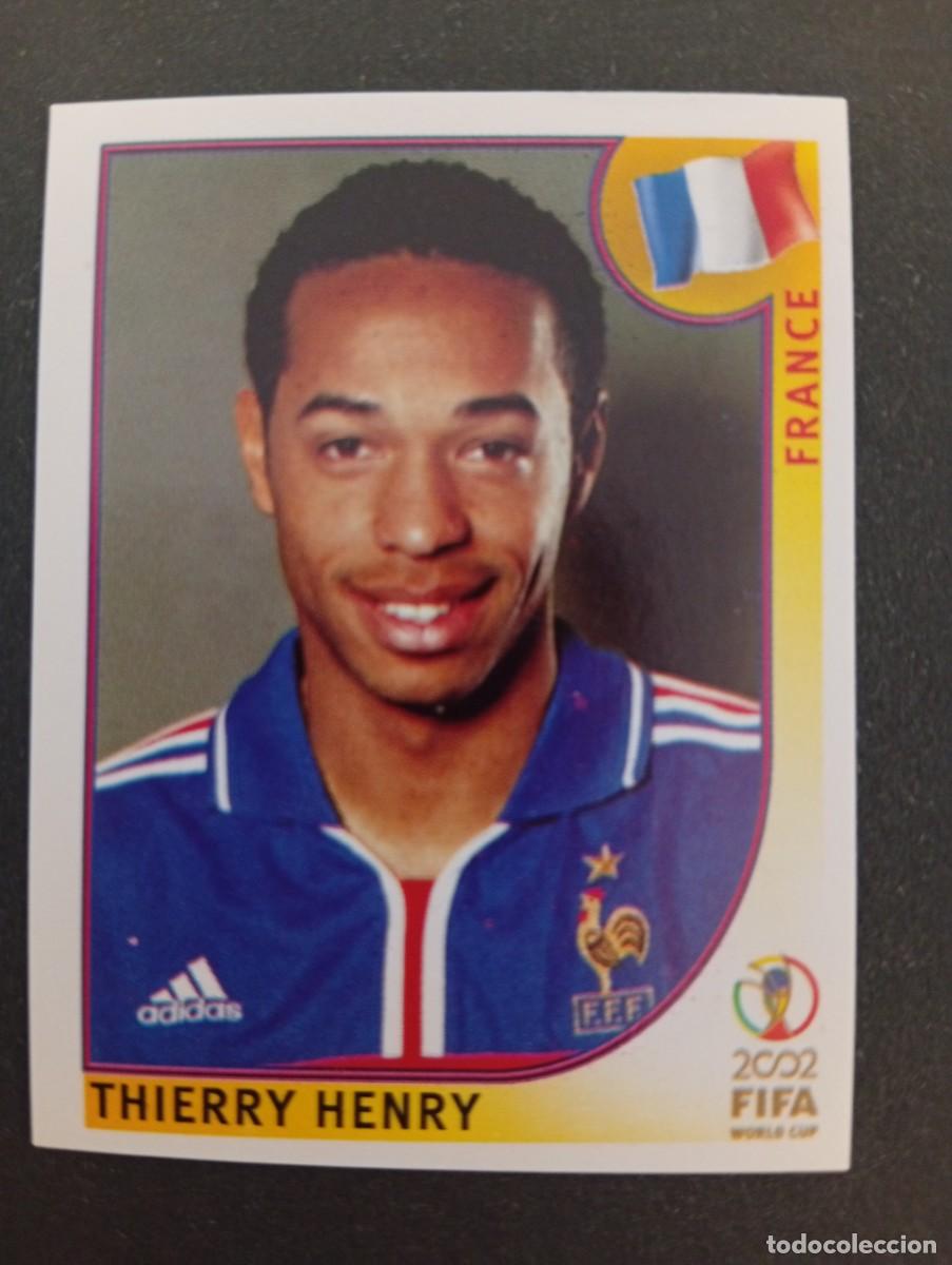 Cromos de f&uacute;tbol: THIERRY HENRY 41 FRANCIA MUNDIAL KOREA JAPON 2002 02 PANINI NUNCA PEGADO