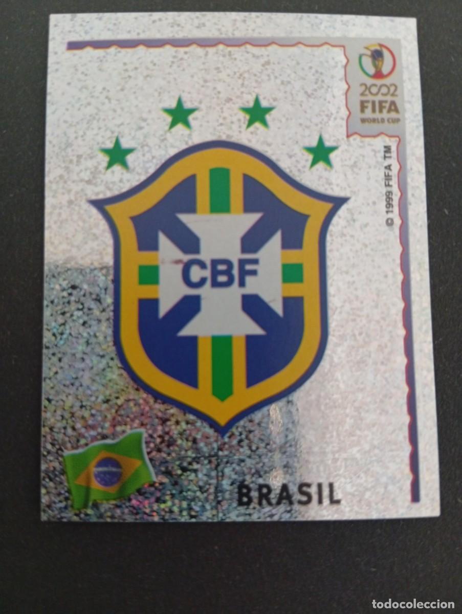 Cartes &agrave; collectionner de Football: ESCUDO BRASIL 170 MUNDIAL KOREA JAPON 2002 02 PANINI NUNCA PEGADO