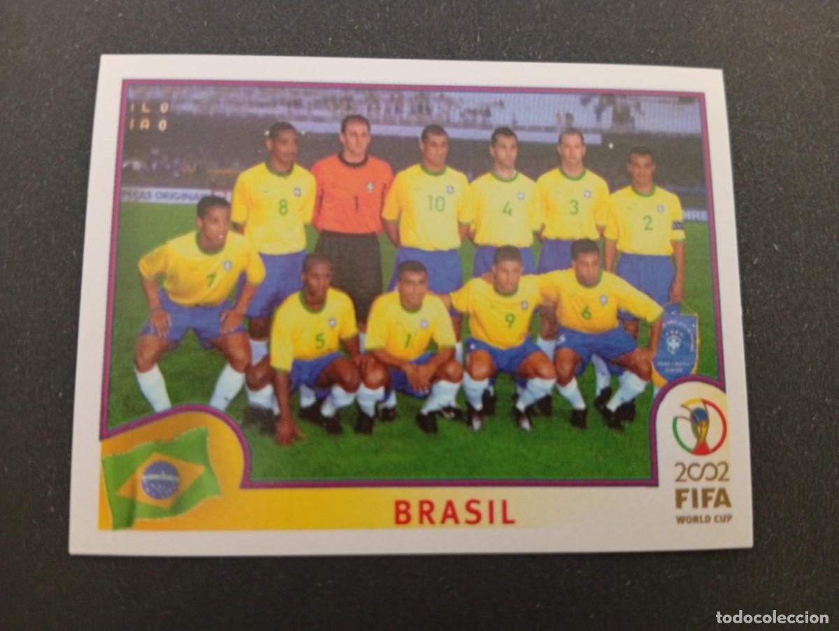 Cartes &agrave; collectionner de Football: ALINEACION BRASIL 169 MUNDIAL KOREA JAPON 2002 02 PANINI NUNCA PEGADO