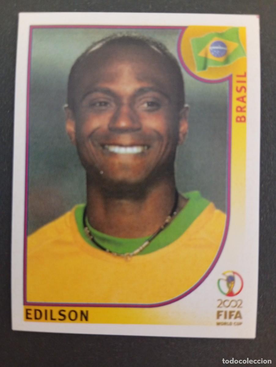Cromos de f&uacute;tbol: EDILSON 186 BRASIL PANINI 2002 MUNDIAL KOREA FUTBOL 02 CROMO - SIN PEGAR