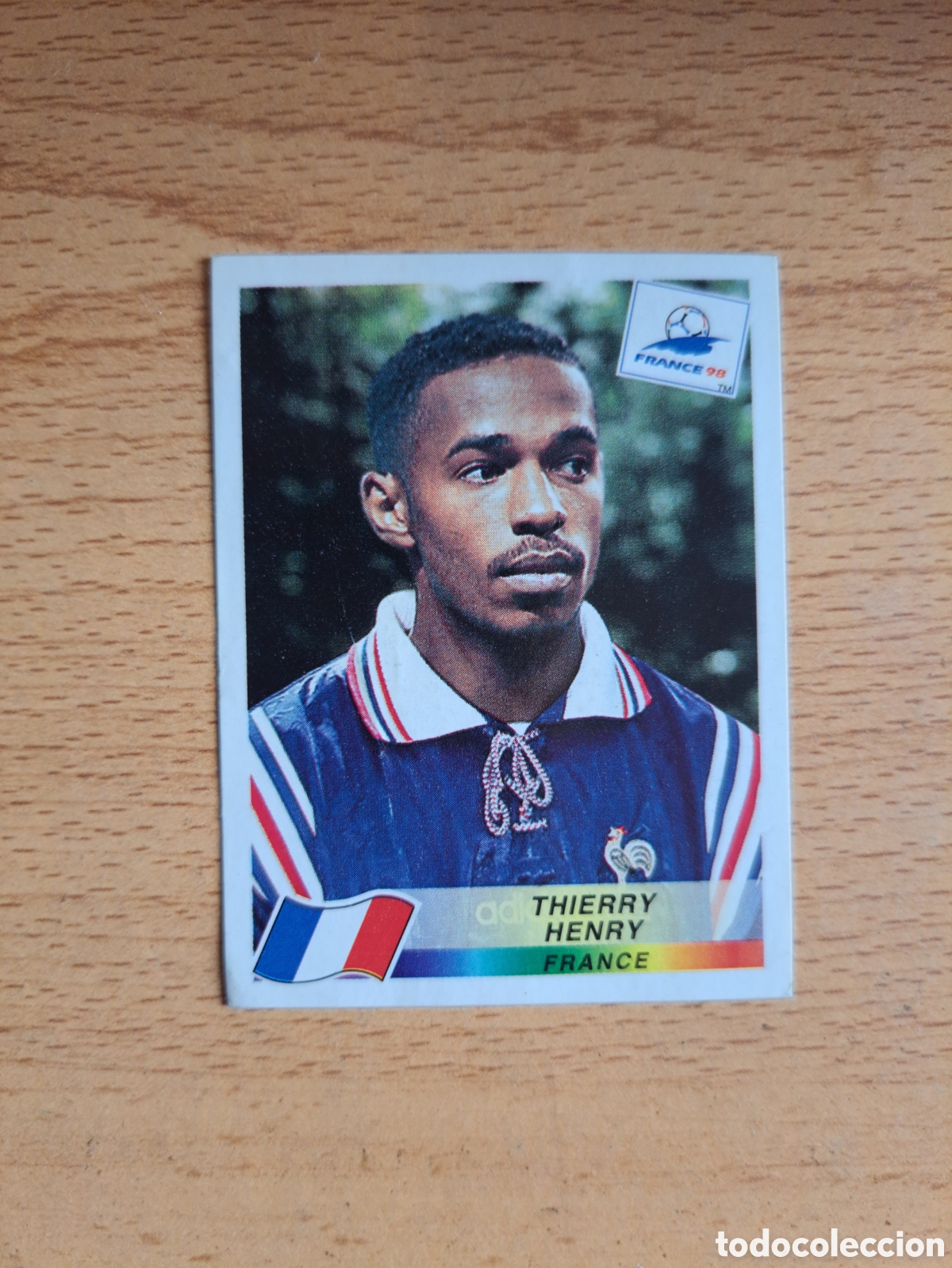 Cromos de f&uacute;tbol: Henry. N&deg;172. Francia. Mundial 98 Panini