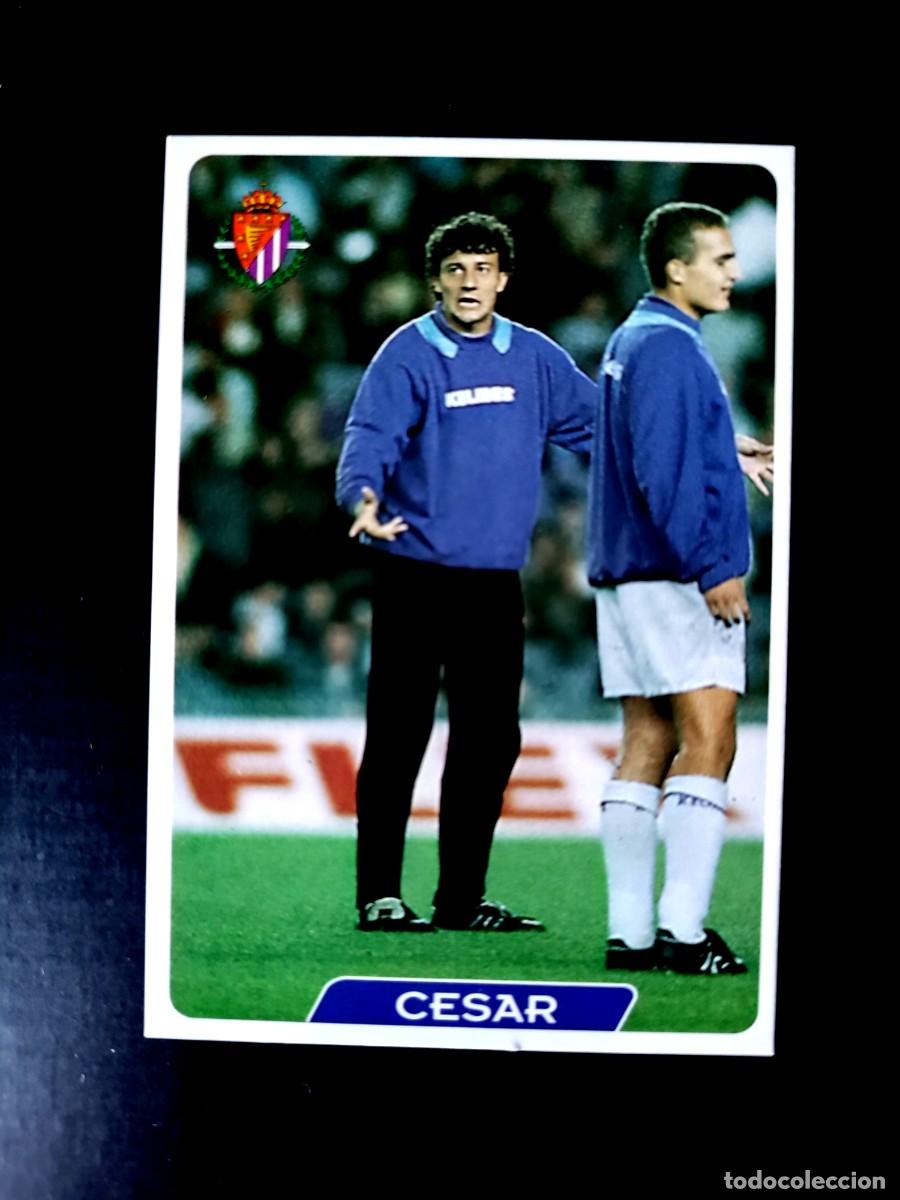 Cromos de f&uacute;tbol: 328 C&Eacute;SAR - REAL VALLADOLID - MUNDICROMO 95/96
