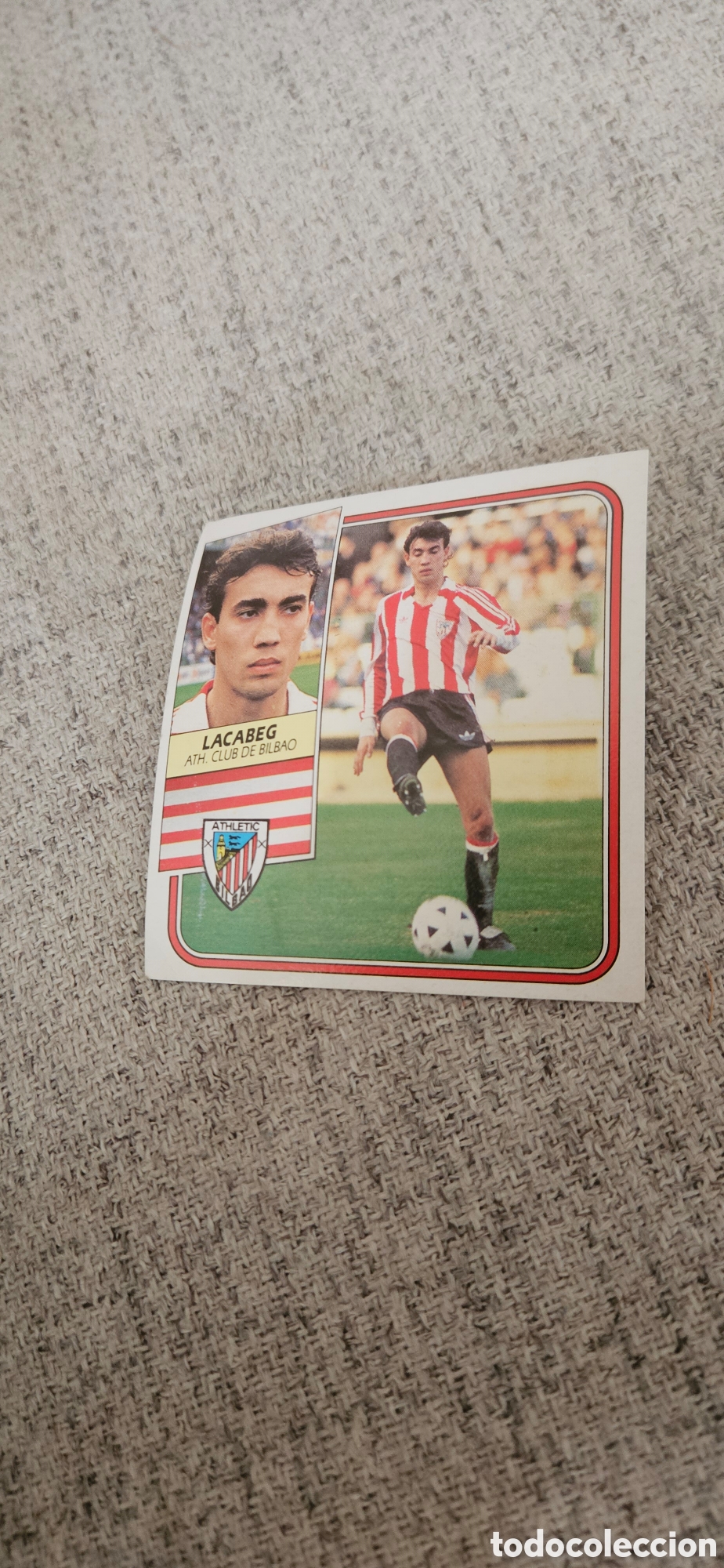 Figurine di Calcio: Lakabeg athletic de Bilbao este 1989 1990 89 90 sin pegar