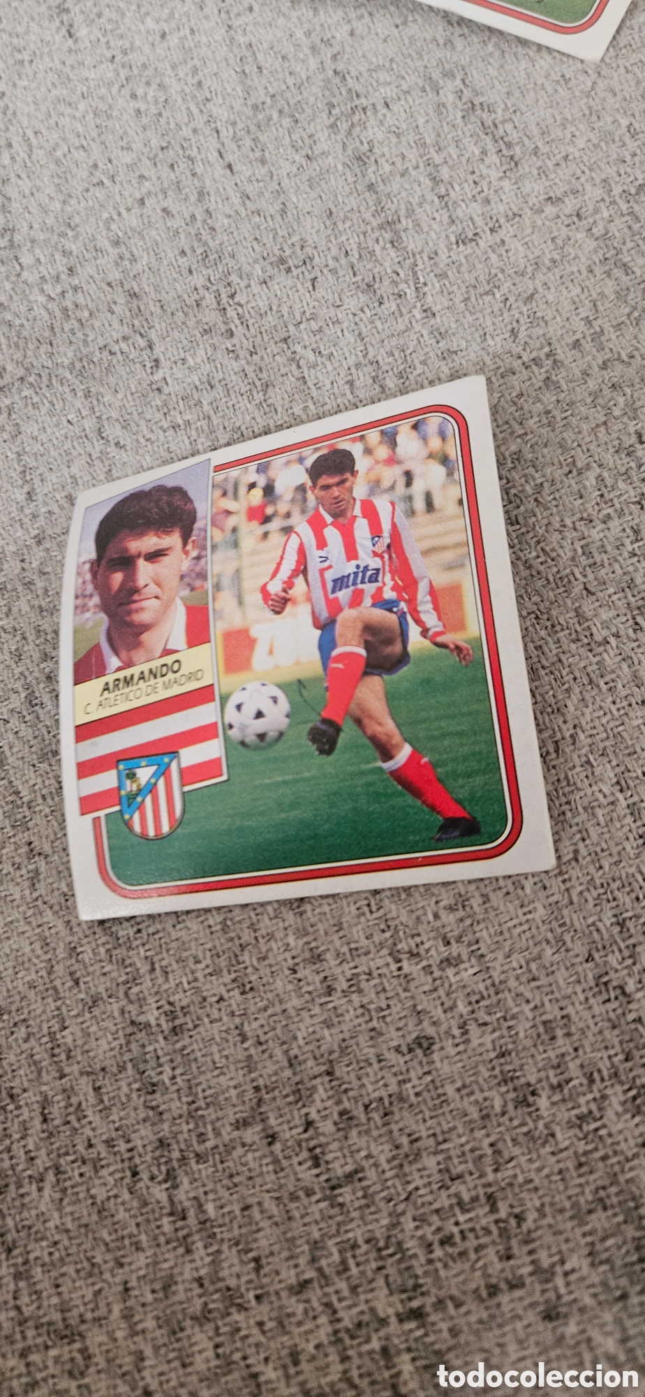 Fu&szlig;ball-Sticker: Armando atl&eacute;tico de Madrid este 1989 1990 89 90 sin pegar