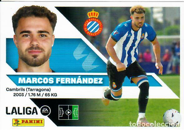 Cartes &agrave; collectionner de Football: CROMO PANINI LIGA ESTE 26 27 - N&ordm; 15 - MARCOS FERN&Aacute;NDEZ - ESPANYOL - 2&ordf; EDICI&Oacute;N
