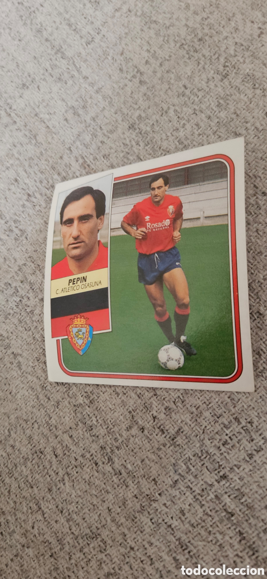 Cartes &agrave; collectionner de Football: Pepin osasuna este 1989 1990 89 90 sin pegar