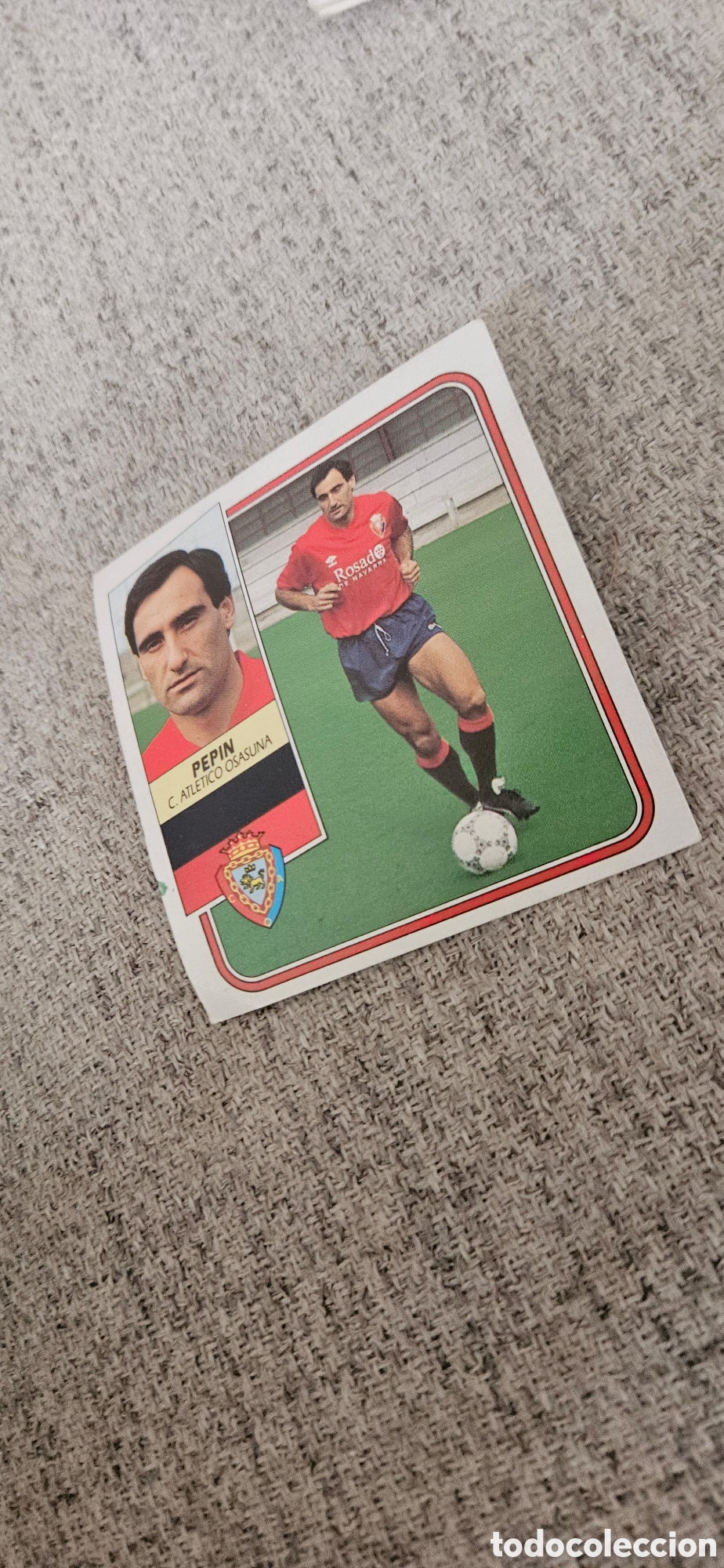 Cartes &agrave; collectionner de Football: Pepin osasuna este 1989 1990 89 90 sin pegar