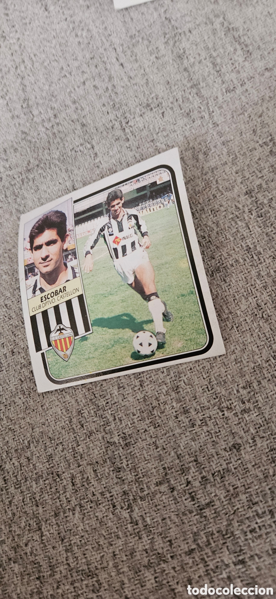 Cartes &agrave; collectionner de Football: Escobar castellon este 1989 1990 89 90 sin pegar