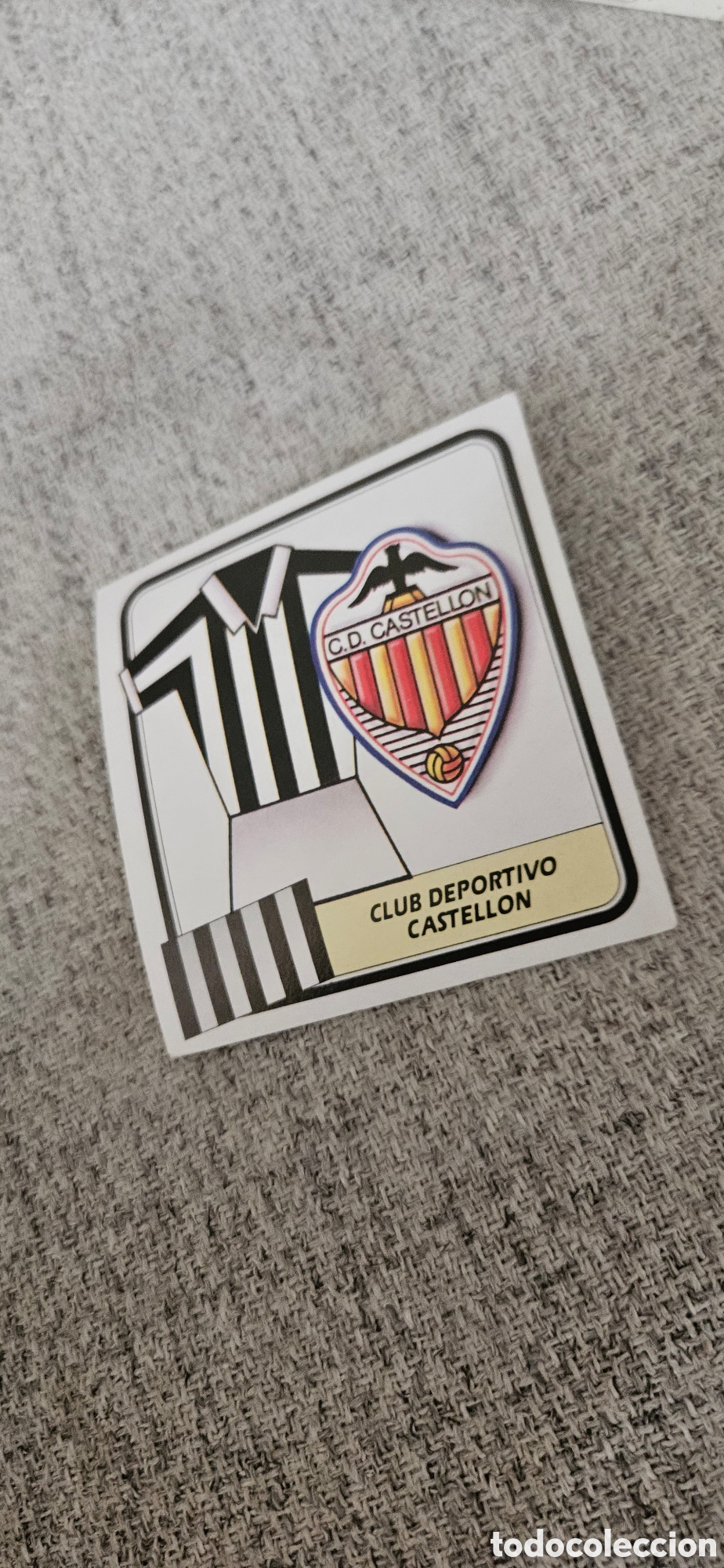 Cromos de f&uacute;tbol: Escudo Escobar castellon este 1989 1990 89 90 sin pegar