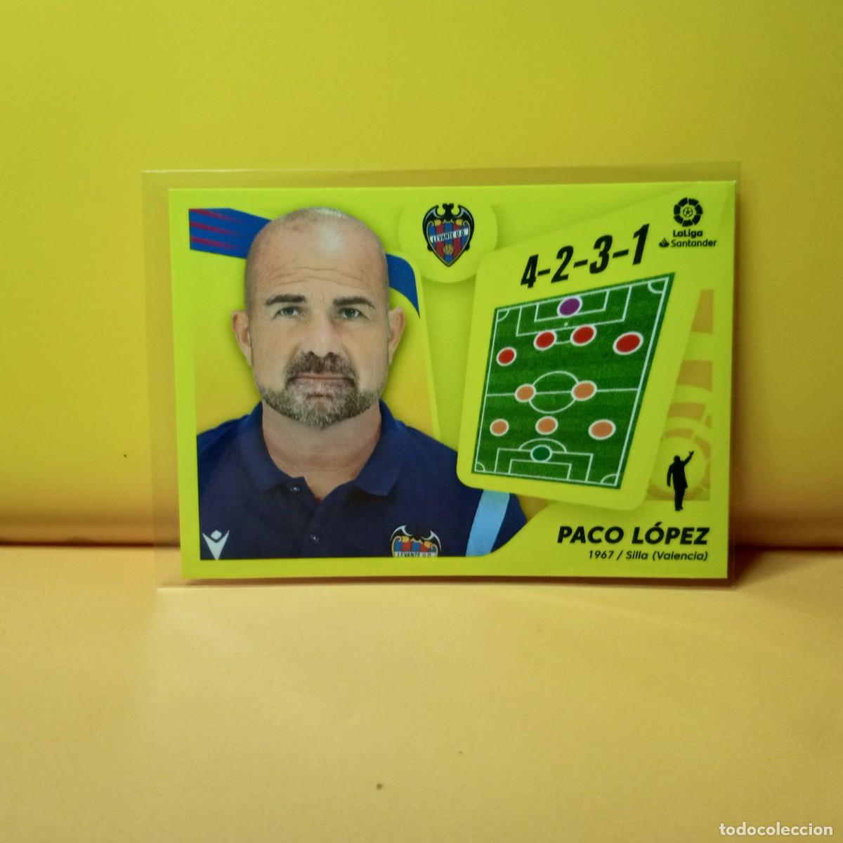 Cromos de f&uacute;tbol: EDICIONES ESTE 2021 2022 21 22 GRANADA C.F LEVANTE UD PACO LOPEZ 2