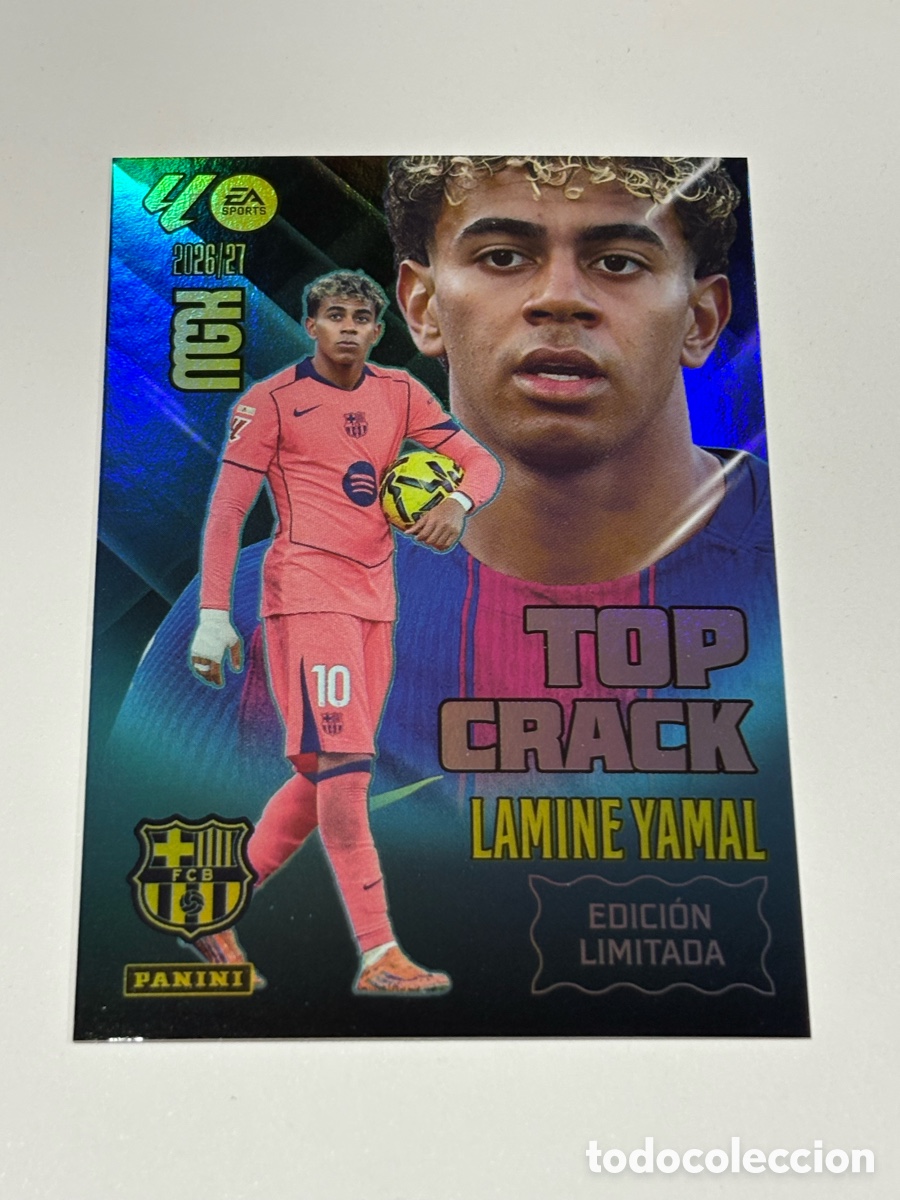 Cromos de f&uacute;tbol: Lamine Yamal Edicion Limitada TopCrack MGK Megacracks 2026-27 RK Panini 26 27