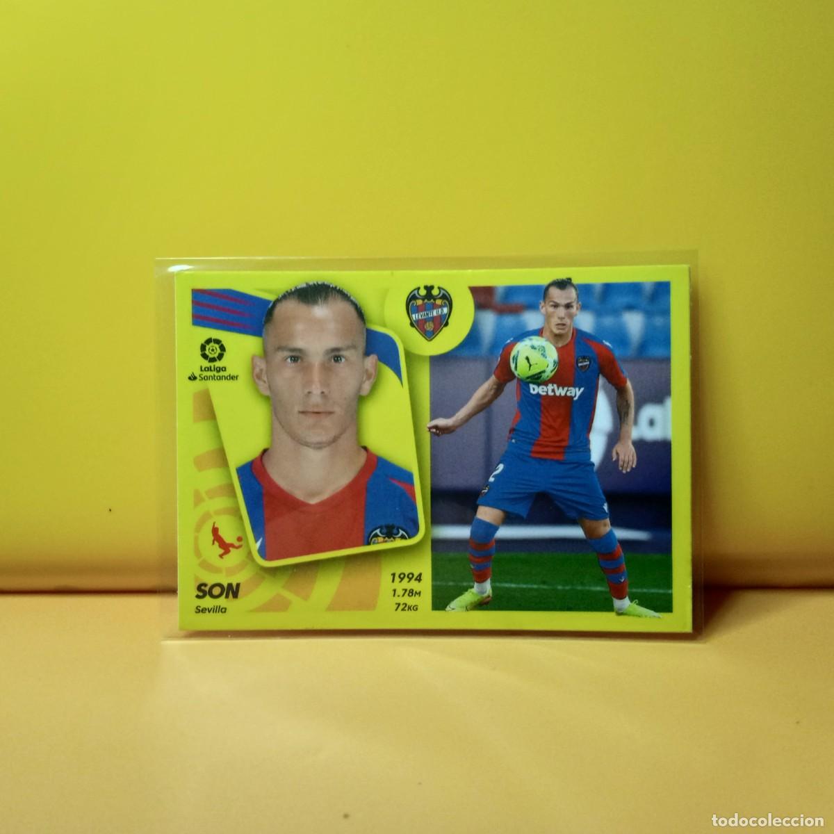 Cromos de f&uacute;tbol: EDICIONES ESTE 2021 2022 21 22 GRANADA C.F LEVANTE UD SON 7B 7 B