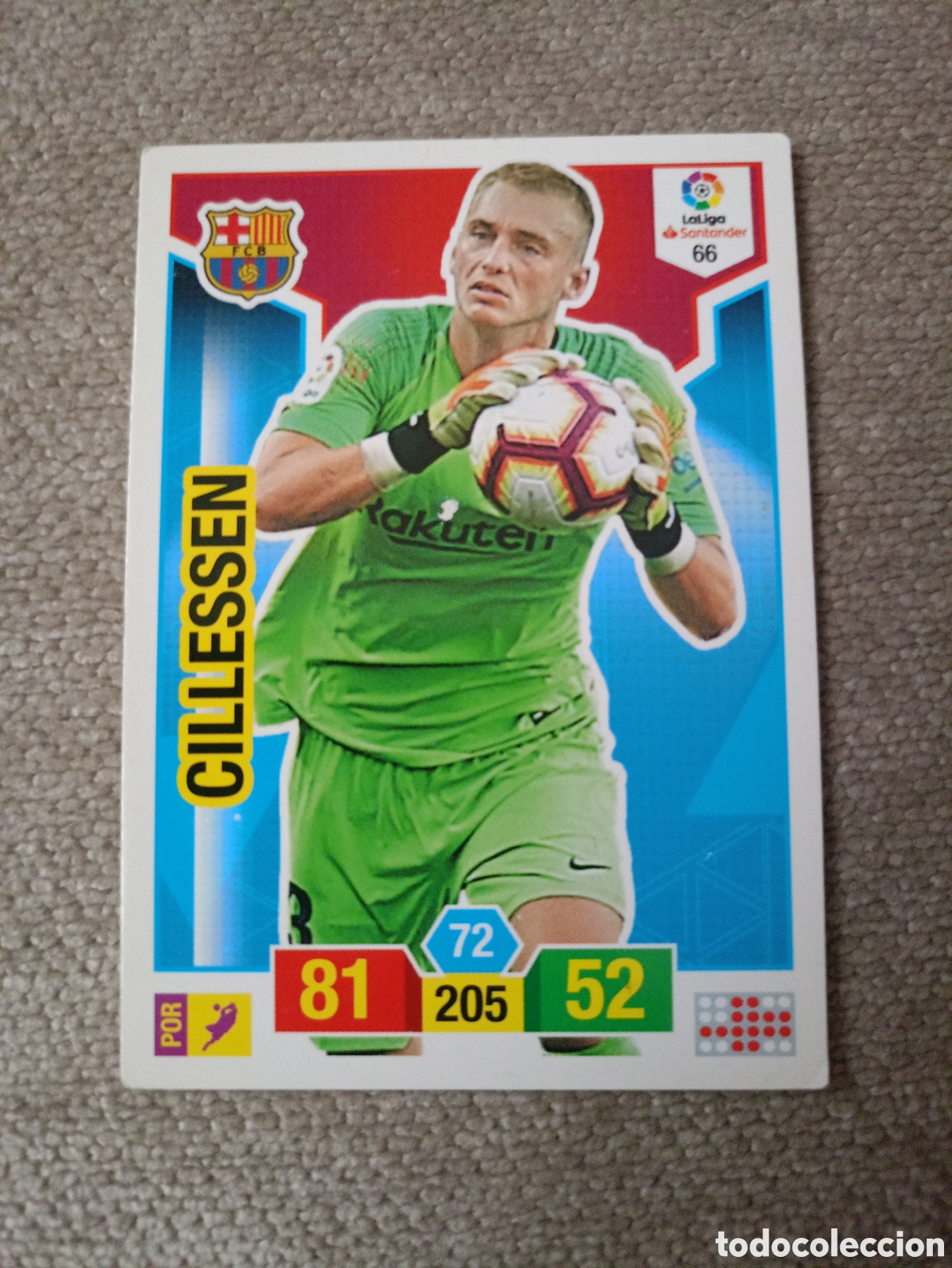 Cromos de f&uacute;tbol: # Barcelona 66 CILLESSEN Adrenalyn 2018-19
