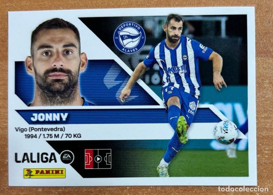 Cromos de f&uacute;tbol: EDICIONES ESTE 2026-2027 26 27 N&ordm; 5 JONNY (ALAVES) SIN PEGAR