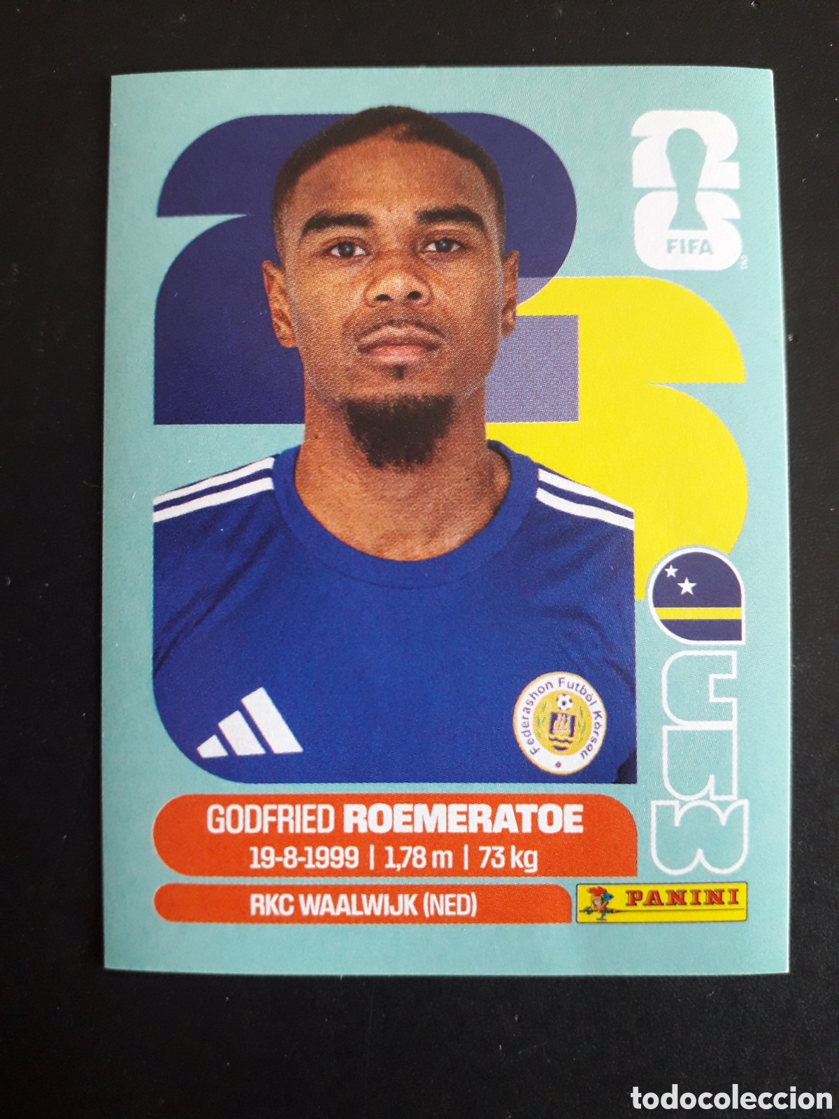 Fu&szlig;ball-Sticker: ROEMERATDE CURA&Ccedil;AO CUW 10 MUNDIAL F&Uacute;TBOL 2026 FIFA WORLD CUP PANINI SIN PEGAR PEDIDO M&Iacute;NIMO 3&euro;