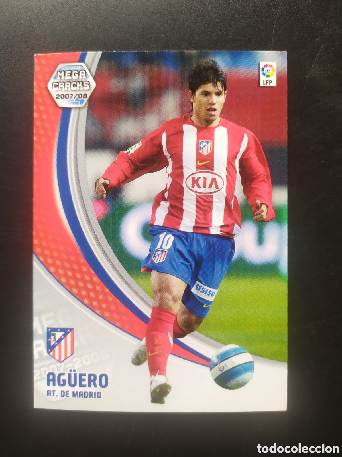 Fu&szlig;ball-Sticker: Megacracks 2007 2008 07 08 panini Ag&uuml;ero n&deg; 52 Atl&eacute;tico Madrid