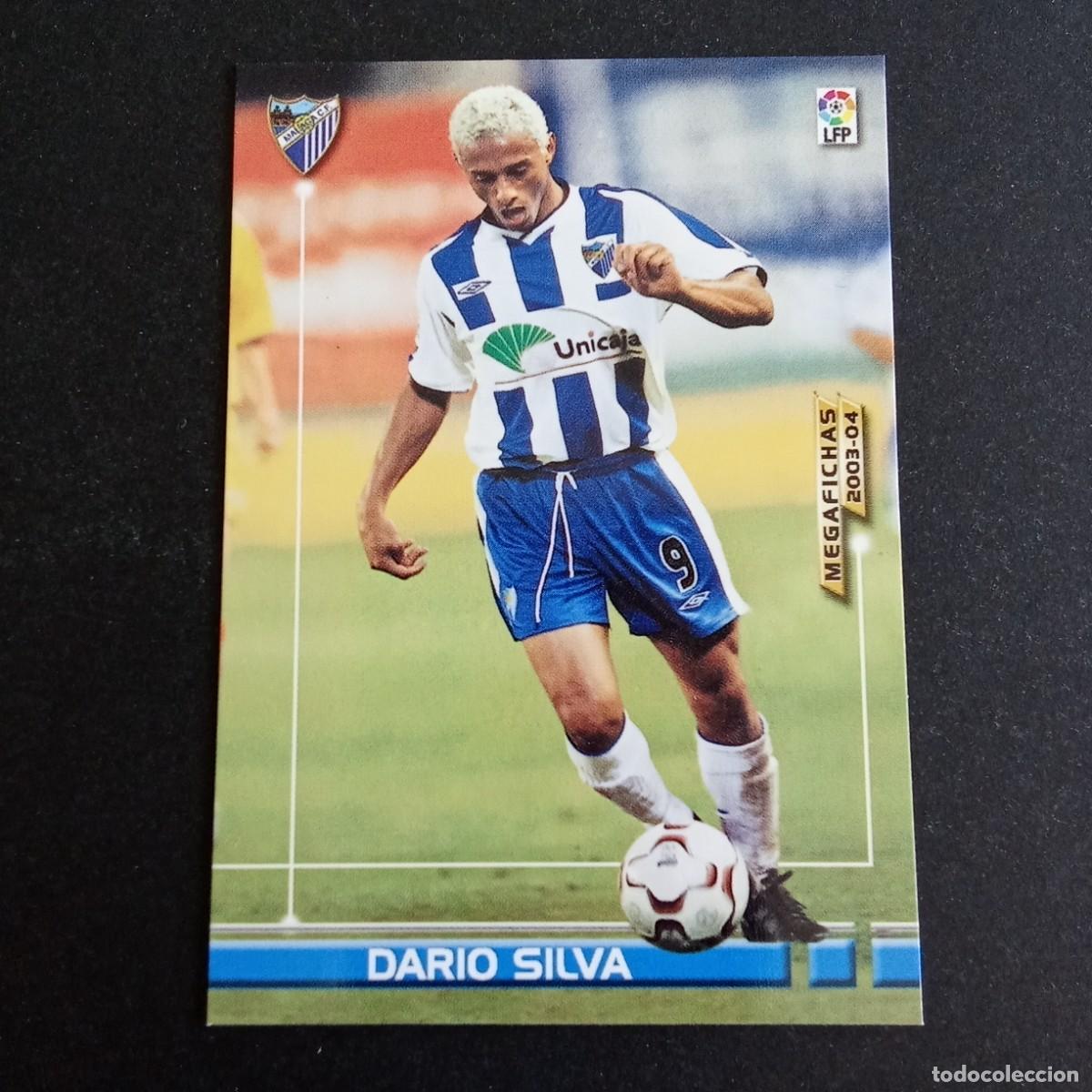 Cromos de f&uacute;tbol: 178 DARIO SILVA MALAGA LIGA 2003 2004 03 04 MEGAFICHAS PANINI