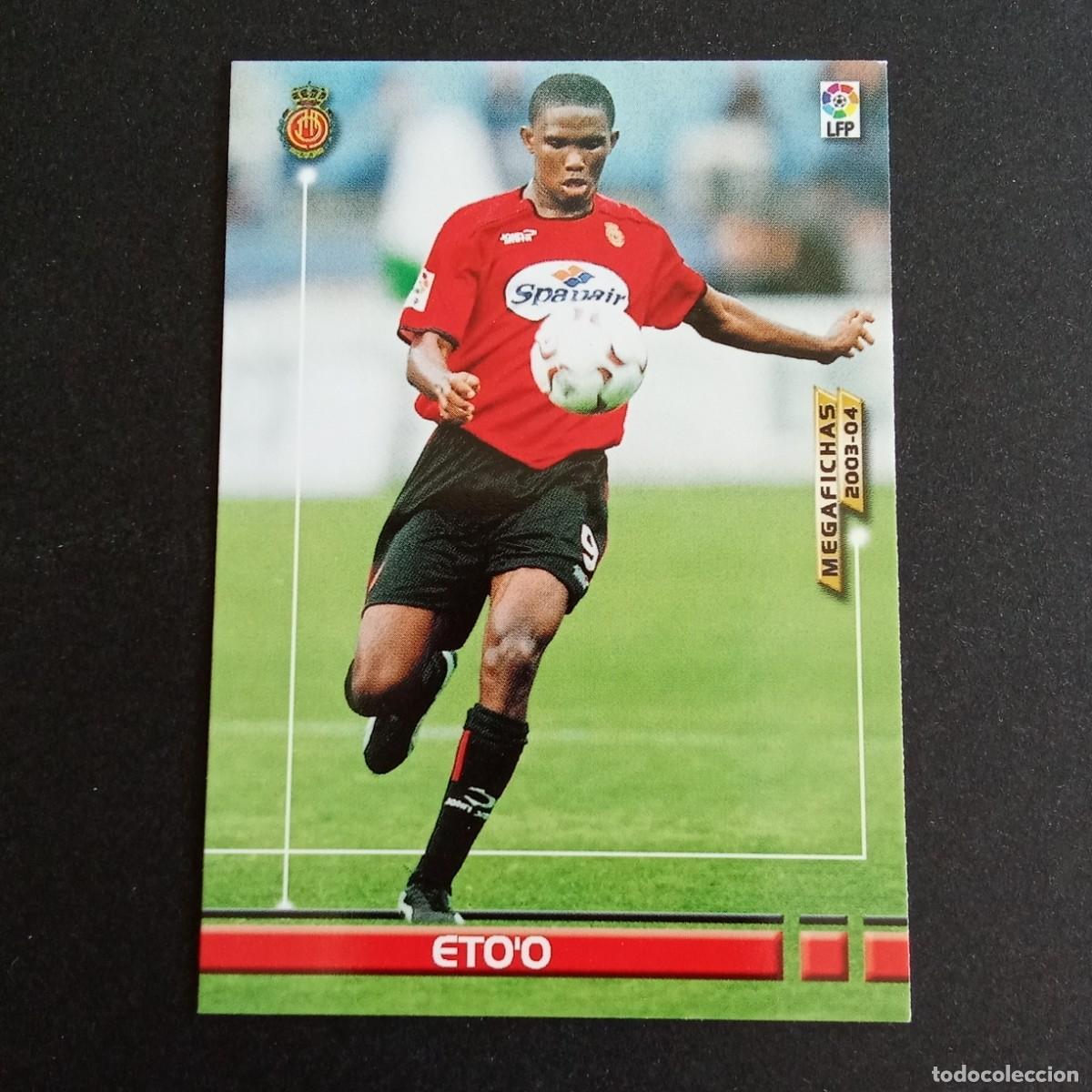 Cromos de f&uacute;tbol: 196 ETOO MALLORCA LIGA 2003 2004 03 04 MEGAFICHAS PANINI