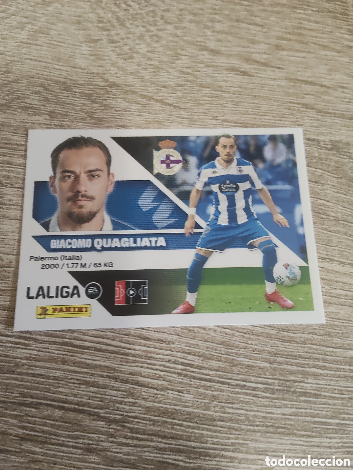 Cromos de f&uacute;tbol: Quagliata Deportivo de la Coru&ntilde;a liga 2026 2027 26 27 ediciones este