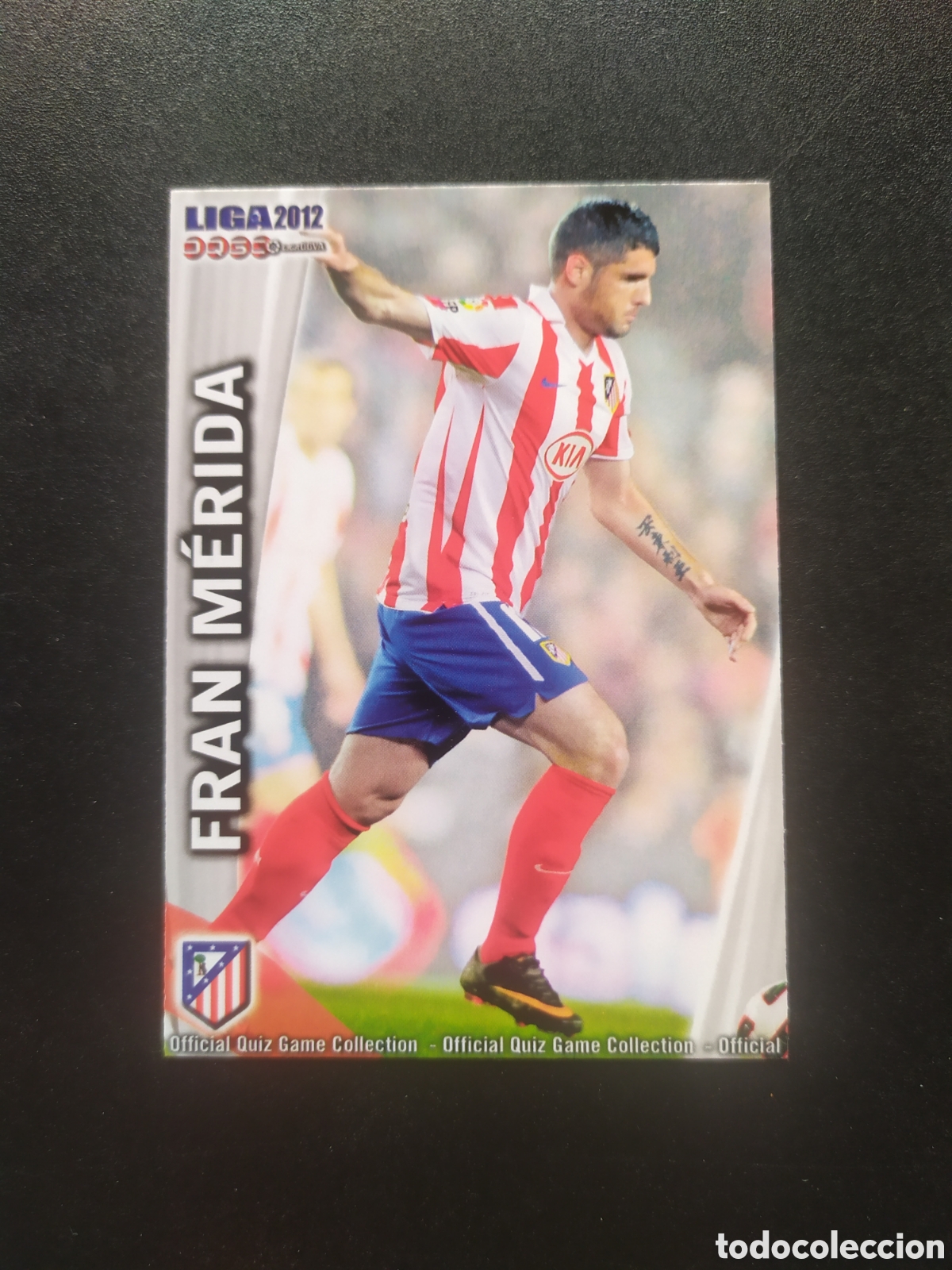 Cromos de Futebol: Mundicromo fichas Liga 2011 2012 11 12 Fran M&eacute;rida n&deg; 176 Atl&eacute;tico Madrid
