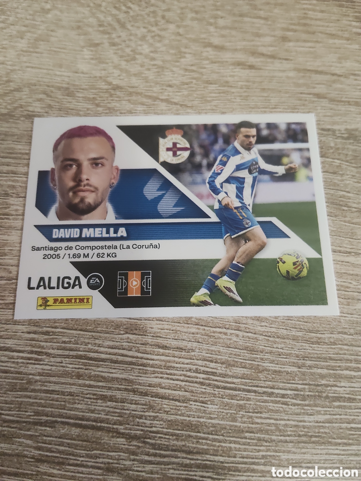 Cromos de f&uacute;tbol: Mella Deportivo de la Coru&ntilde;a liga 2026 2027 26 27 ediciones este